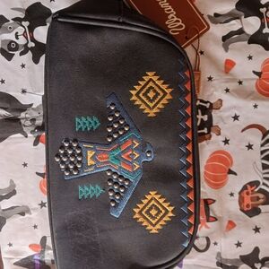 Wrangler Embroidered Cosmetic Bag